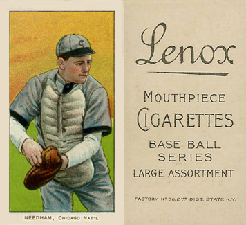 1909 White Borders Lenox-Black Needham, Chicago Nat'L #357 Baseball Card