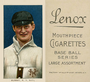 1909 White Borders Lenox-Black Murray, N.Y. Nat'L #353 Baseball Card