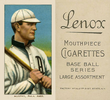 1909 White Borders Lenox-Black Murphy, Phila. Amer. #350 Baseball Card
