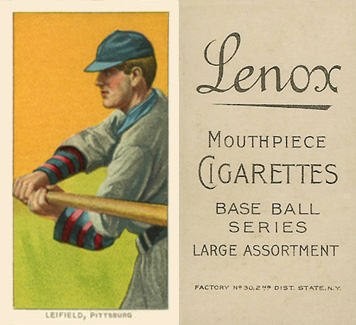 1909 White Borders Lenox-Black Leifield, Pittsburgh #281 Baseball Card