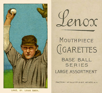 1909 White Borders Lenox-Black Lake, St. Louis Amer. #273 Baseball Card