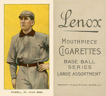 1909 White Borders Lenox-Black Howell, St. Louis Amer. #222 Baseball Card