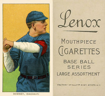 1909 White Borders Lenox-Black Downey, Cincinnati #144 Baseball Card