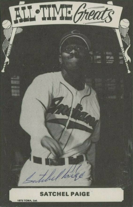 1973 TCMA All-Time Greats Postcard Satchel Paige # Baseball Card