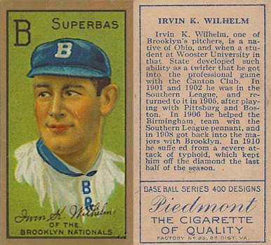1911 Gold Borders Hindu Irwin K. Wilhelm #214 Baseball Card