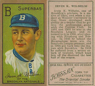 1911 Gold Borders Hindu Irwin K. Wilhelm #213 Baseball Card