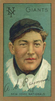 1911 Gold Borders Hindu A. L. Raymond #171 Baseball Card