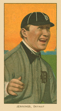 1909 White Borders Piedmont Factory 42 Jennings, Detroit #232 Baseball Card
