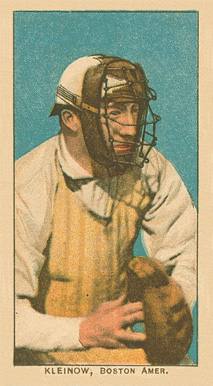 1909 White Borders Piedmont Factory 42 Kleinow, Boston Amer. #255 Baseball Card