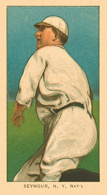 1909 White Borders Piedmont Factory 42 Seymour, N.Y. Nat'L #436 Baseball Card