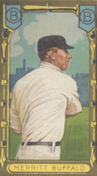 1911 Gold Borders Hindu George Merritt #144 Baseball Card