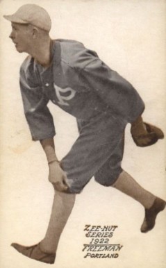 1922 Zeenut  Freeman # Baseball Card