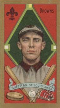 1911 Gold Borders Hindu Danny Hoffman #98 Baseball Card