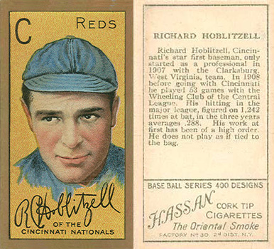 1911 Gold Borders Hindu R. Hoblitzell #94 Baseball Card