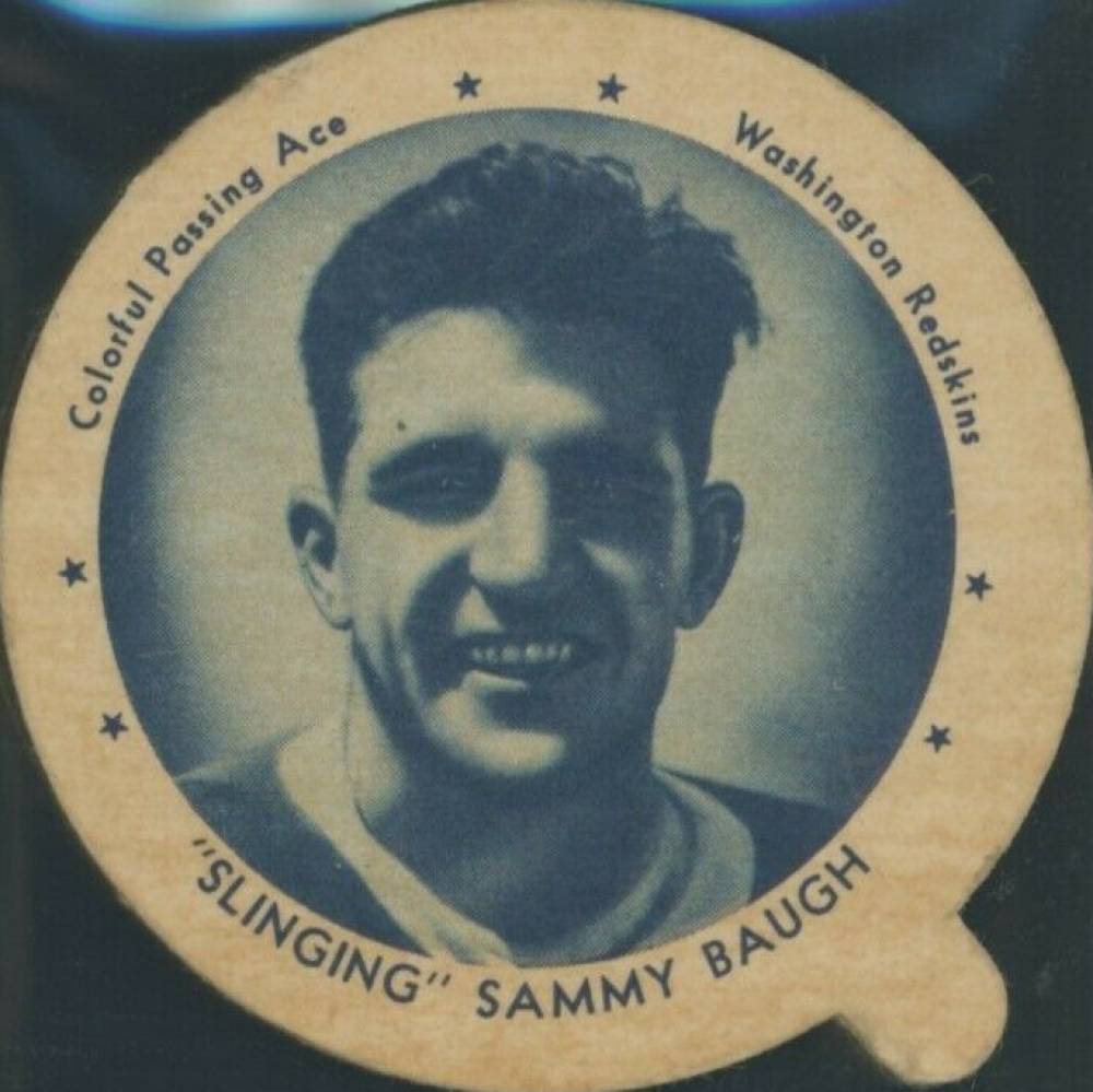 1938 Dixie Lids Sammy Baugh # Football Card