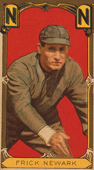 1911 Gold Borders Hindu Jimmy Frick #74 Baseball Card