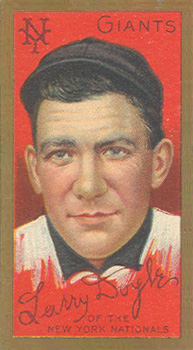 1911 Gold Borders Hindu Larry Doyle #57 Baseball Card