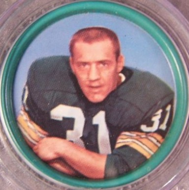 1962 Salada Coins Jim Taylor #13 Football Card
