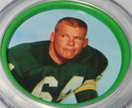 1962 Salada Coins Jerry Kramer #20 Football Card