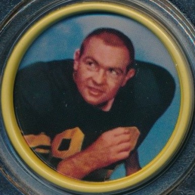 1962 Salada Coins George Tarasovic #76 Football Card