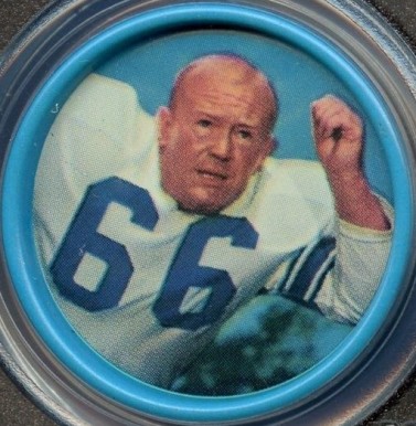 1962 Salada Coins Harley Sewell #78 Football Card