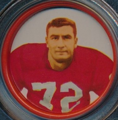 1962 Salada Coins Larry Eisenhauer #123 Football Card