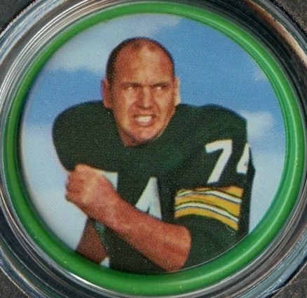 1962 Salada Coins Hank Jordan #14 Football Card