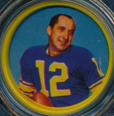 1962 Salada Coins Zeke Bratkowski #52 Football Card