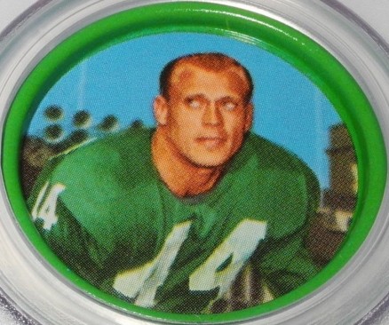 1962 Salada Coins Pete Retzlaff #101 Football Card