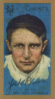 1911 Gold Borders Hindu Josh Devore #49 Baseball Card