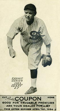 1923 Zeenut  Ellison #45 Baseball Card