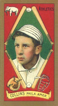 1911 Gold Borders Hindu Eddie Collins #38 Baseball Card