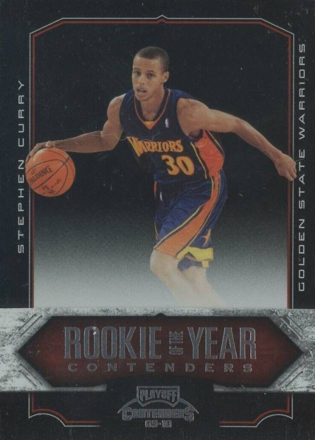 2009 Playoff Contenders Rookie of the Year Contenders Stephen Curry #10 Basketball Card