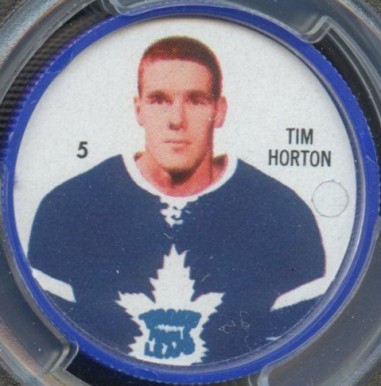 1960 Shirriff Coins Tim Horton #5 Hockey Card