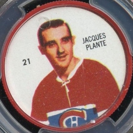 1960 Shirriff Coins Jacques Plante #21 Hockey Card
