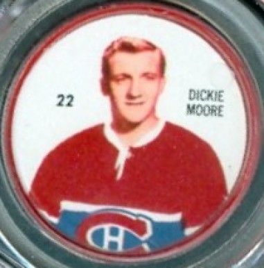 1960 Shirriff Coins Dickie Moore #22 Hockey Card