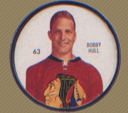 1960 Shirriff Coins Bobby Hull #63 Hockey Card