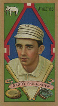 1911 Gold Borders Hindu Jack Barry #11 Baseball Card