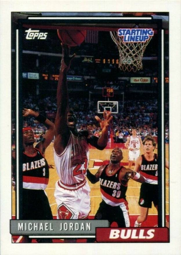 1993 Kenner Starting Lineup Michael Jordan #58SL Basketball Card
