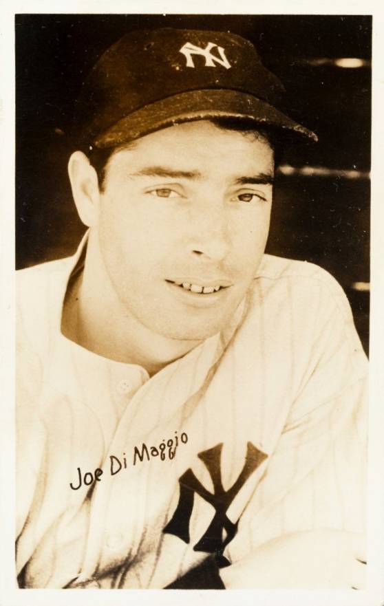 1937 Orcajo Postcards (1937-1939) Joe DiMaggio # Baseball Card