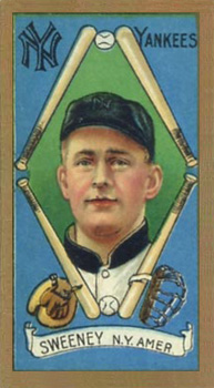 1911 Gold Borders Drum Jeff Sweeney #198 Baseball Card