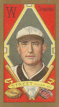 1911 Gold Borders Drum Gabby Street #195 Baseball Card