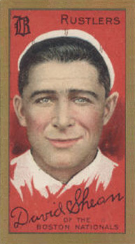 1911 Gold Borders Drum David Shean #183 Baseball Card