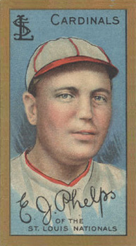 1911 Gold Borders Drum E. J. Phelps #168 Baseball Card