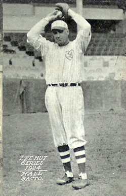1924 Zeenut Pacific Coast League Hall #51 Baseball Card