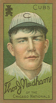 1911 Gold Borders Drum Thomas J. Needham #156 Baseball Card
