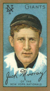 1911 Gold Borders Drum Jack Murray #154 Baseball Card