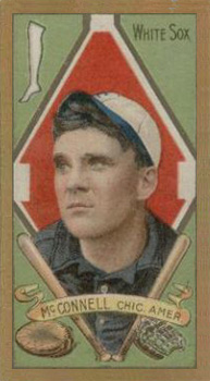 1911 Gold Borders Drum Amby McConnell #137 Baseball Card