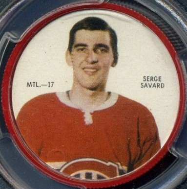 1968 Shirriff Coins Serge Savard #17 Hockey Card