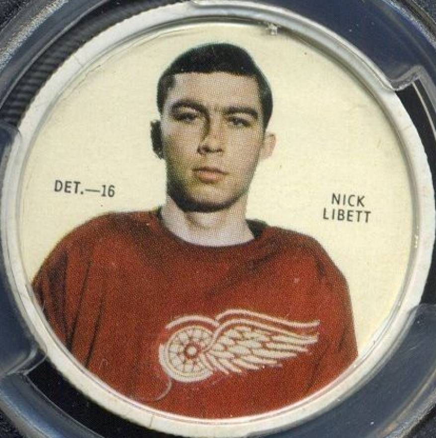 1968 Shirriff Coins Nick Libett #16 Hockey Card